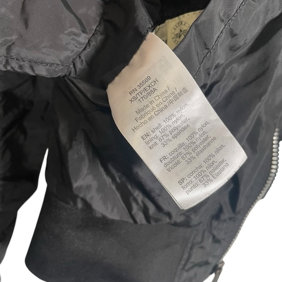 Alpha Industries Size XS Reversible MA-1 Bomber Jacket in Black - Picture 7 of 11